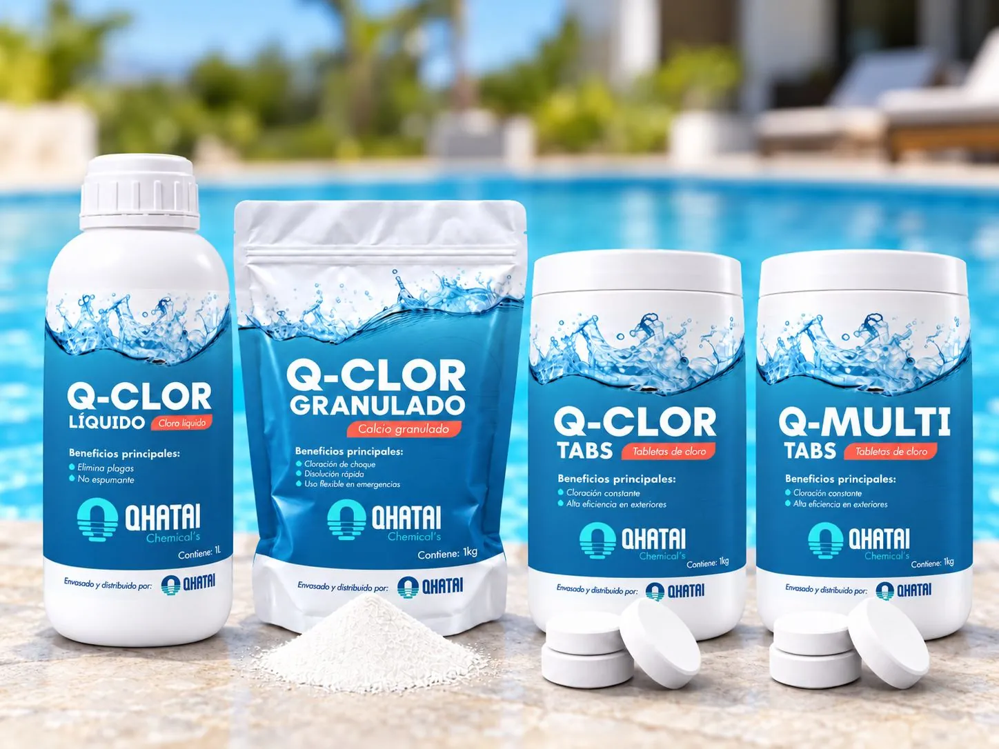 Línea Q-Clor y Q-Multi para Piscinas en Piura