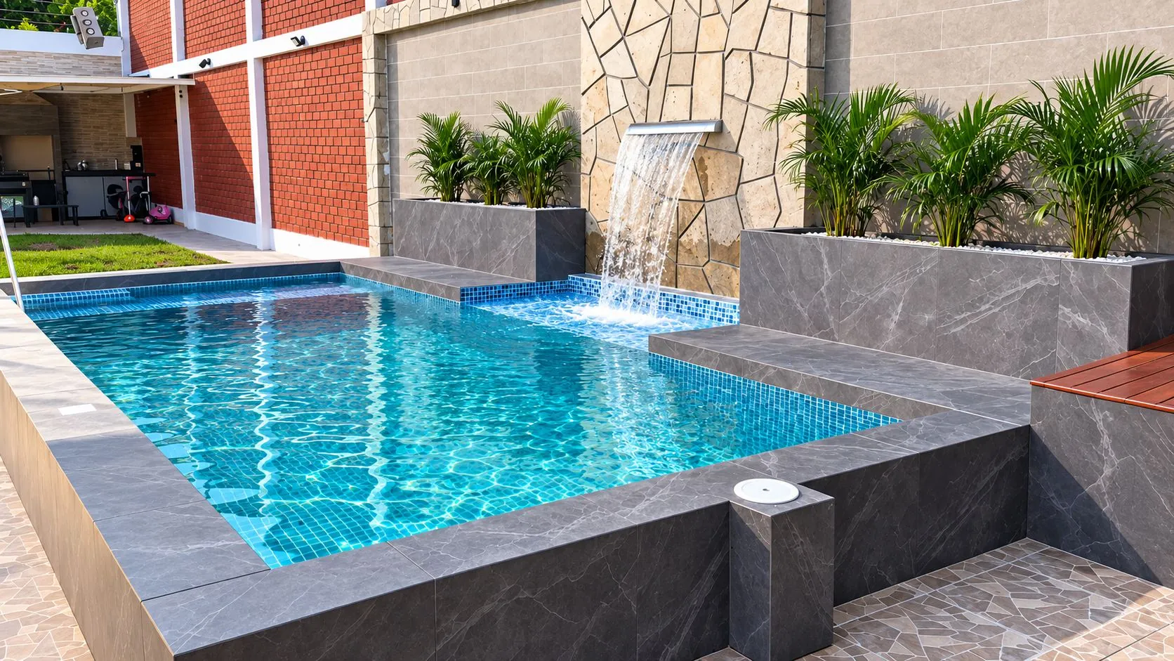 Piscina residencial urbana en Piura
